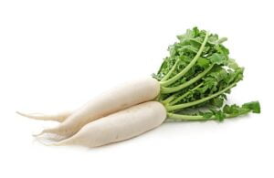 Daikon radishes