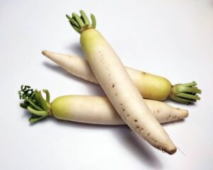 Daikon radishes