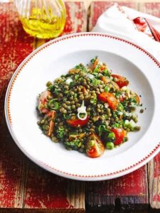 Lentil-tabbouleh