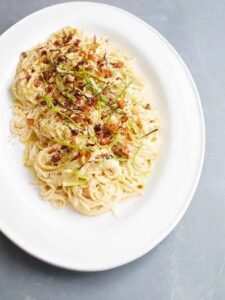 Cauliflower cheese spaghetti