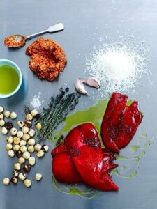 Charred pepper pesto