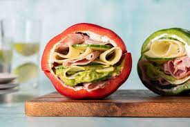 breadless vegetable based sandwiches