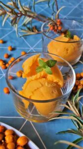 Sea Buckthorn Sorbet recipe