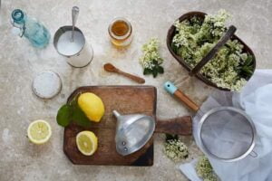 Elderflower cordial